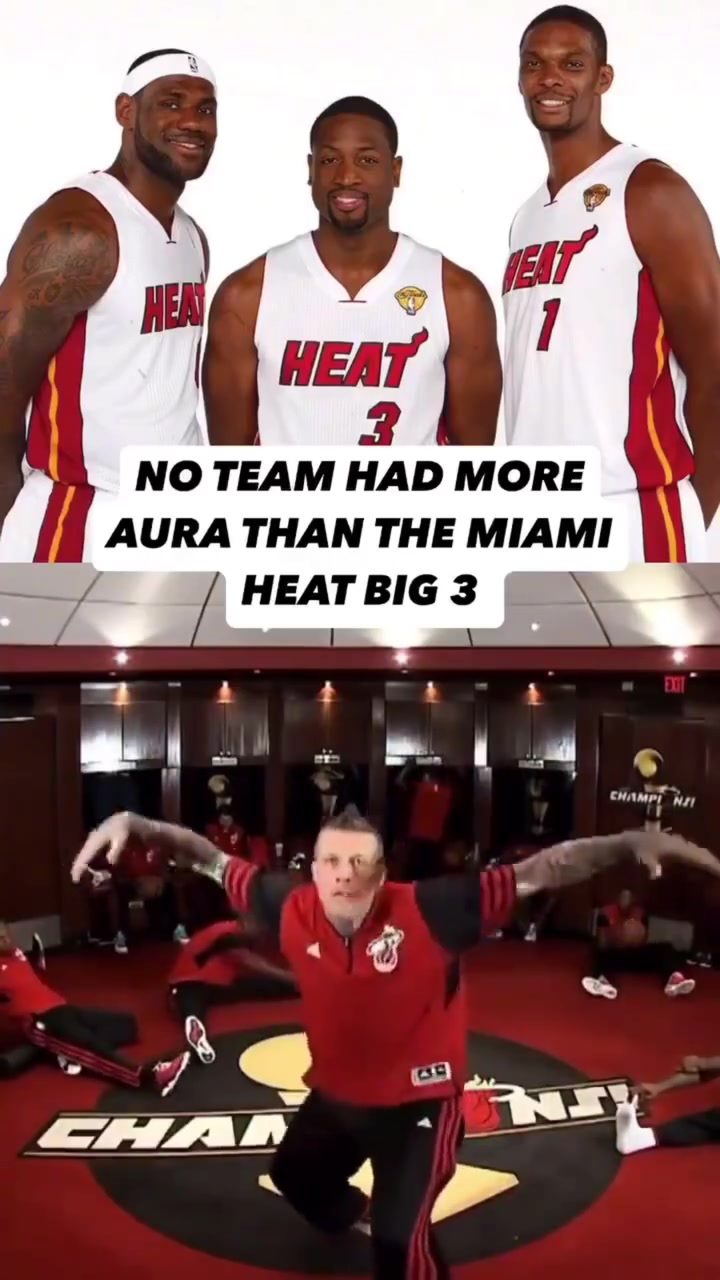 没有球队比这支球队更有氛围了！热火当年更衣室的群魔乱舞！