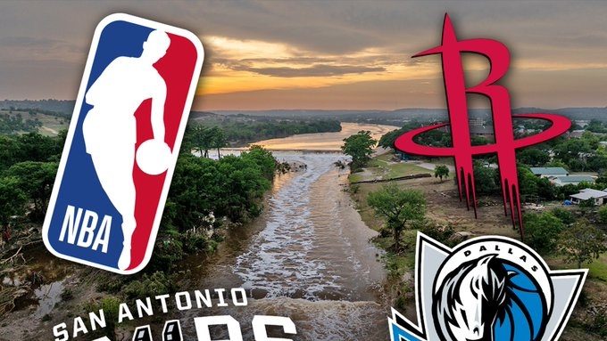 🚨得州洪灾 火箭+独行侠+马刺联合NBA捐款超200万美元