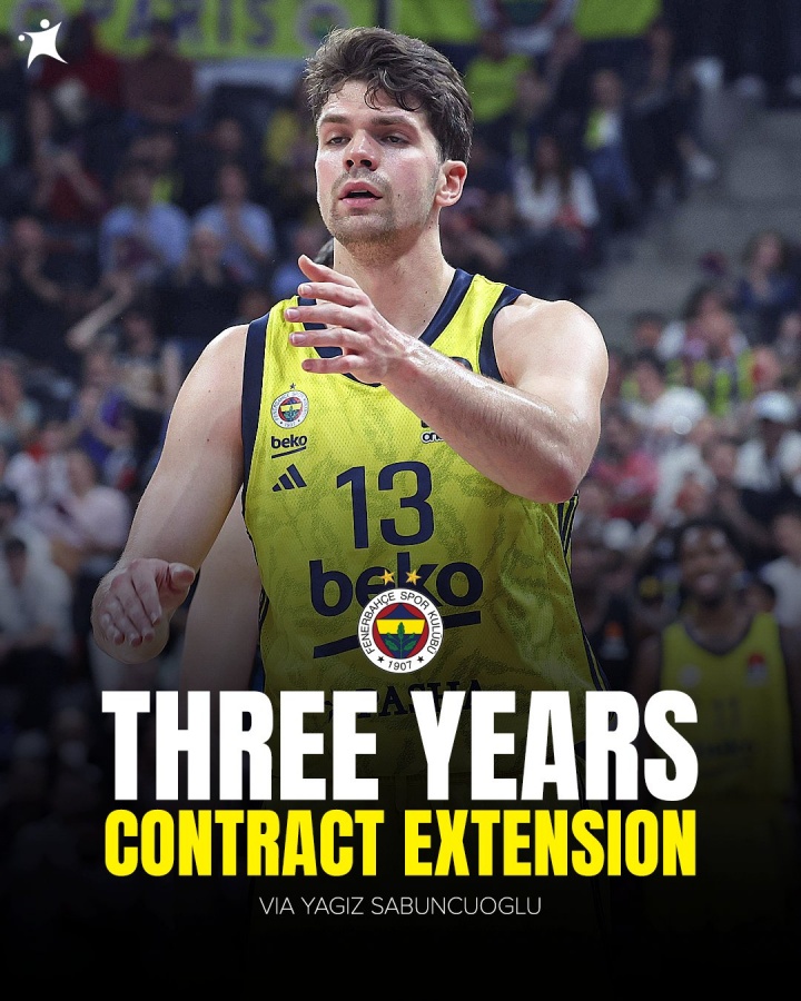 留在欧洲！2023年56号秀拒绝灰熊报价 与卫冕冠军费内巴切续约3年