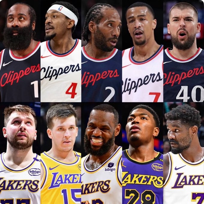 👉来投票啦！下赛季快船和湖人首发阵容大家更看好谁？