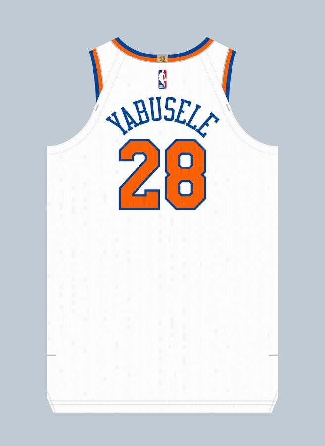 纽约新援！亚布塞莱在尼克斯将继续穿28号球衣出战