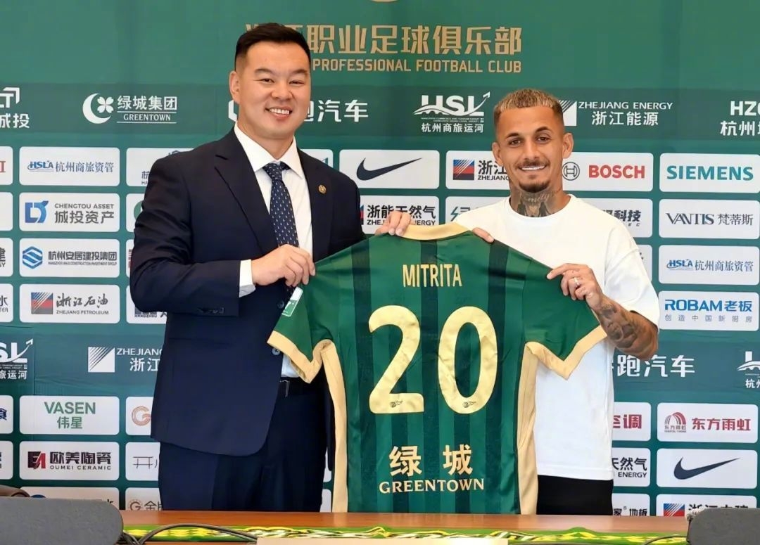 中超夏窗转会费前十:米特里策200万欧成标王,多笔租借转会入榜