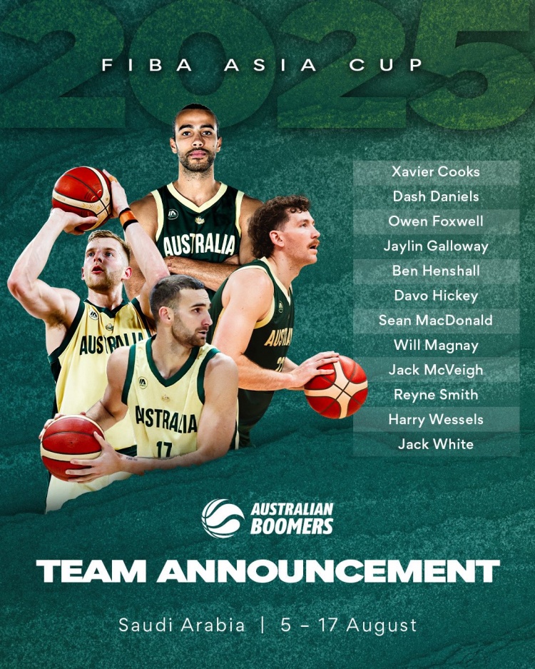 二队出战！澳大利亚亚洲杯12人名单：无现役NBA球员 4人有NBA经历