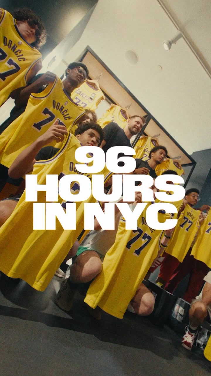 东契奇晒个人签名鞋宣传活动Vlog！詹姆斯评论：🔥🔥🔥🔥