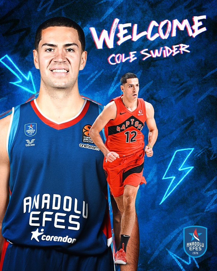湖人旧将！官方：科尔-斯威德正式加盟土耳其俱乐部艾菲斯队