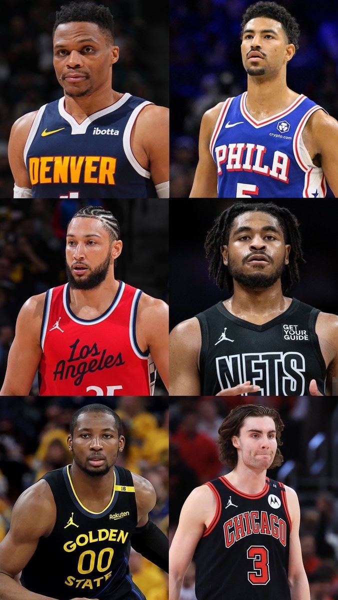 威少本西库明加在列！美媒晒图:训练营本月开始 他们还是自由球员