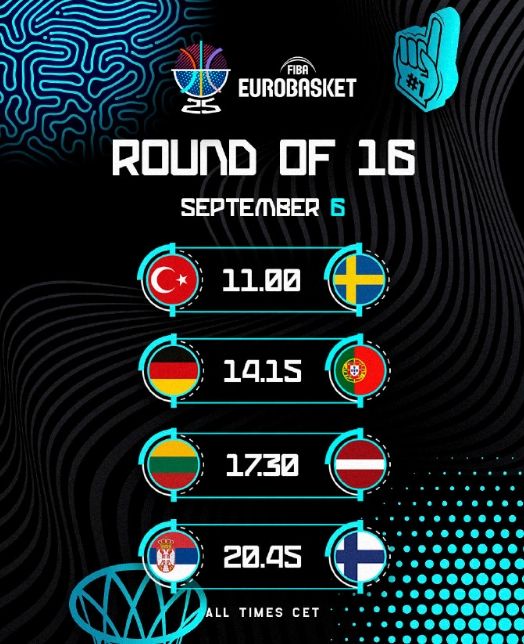 欧锦赛淘汰赛开打：土耳其&德国五连胜 瓦兰对波津 约基奇碰马卡