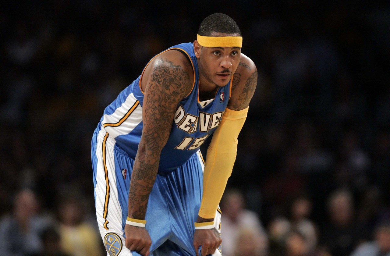 安东尼在两支球队得分均过万 历史仅四人之一