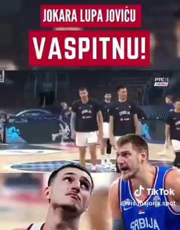 这啥情况？塞尔维亚爆冷出局 约基奇赛前热身时给了约维奇一巴掌