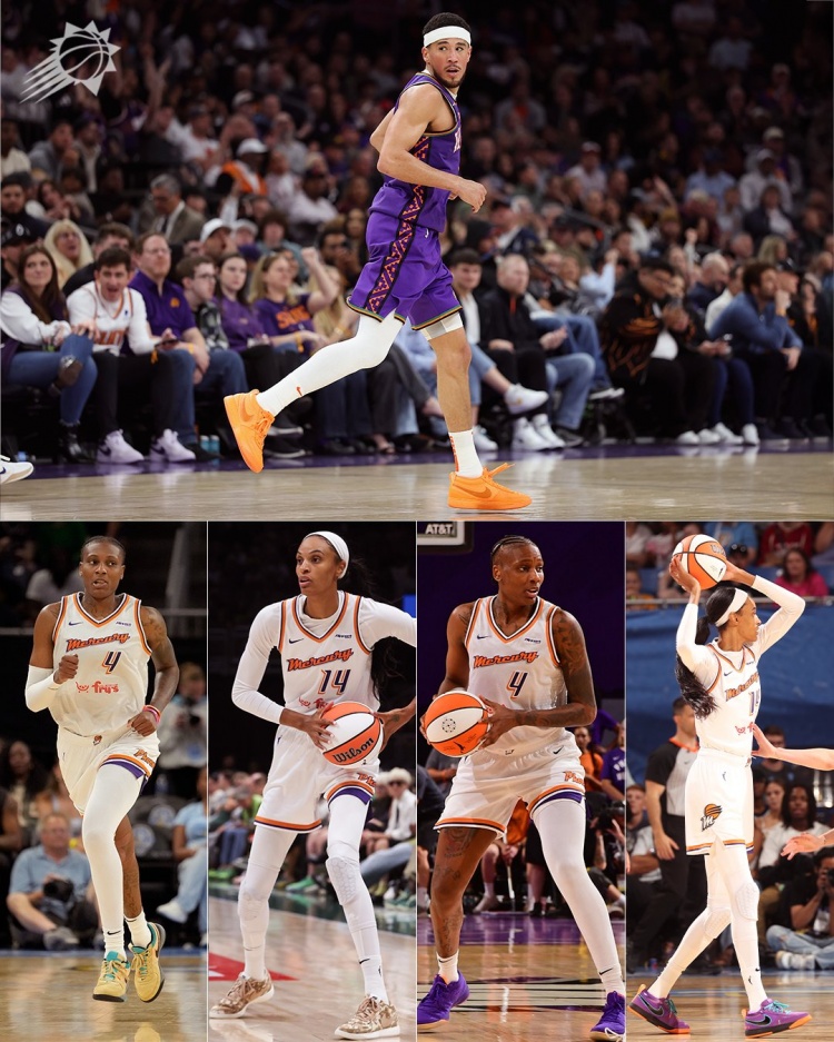 太阳官方发来贺电！布克球鞋成为本赛季WNBA最受欢迎球鞋！