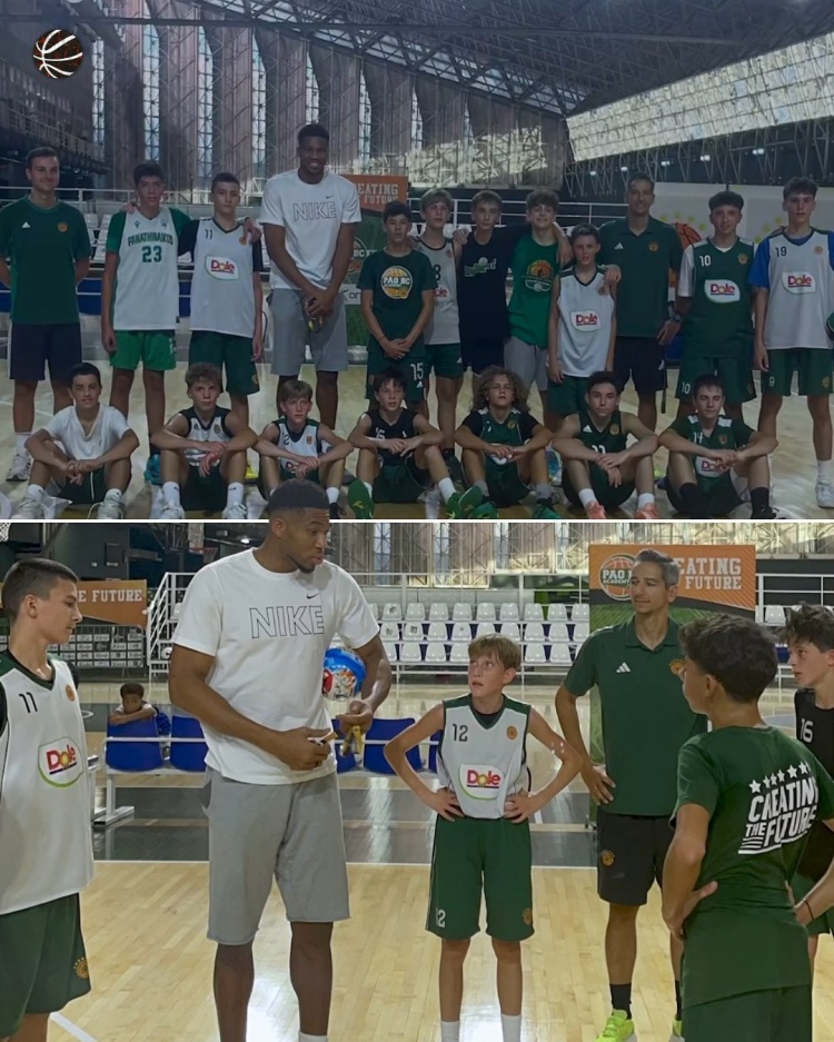 字母哥寄语小球员：小时候最重要的是努力 专注自己如何变得更好