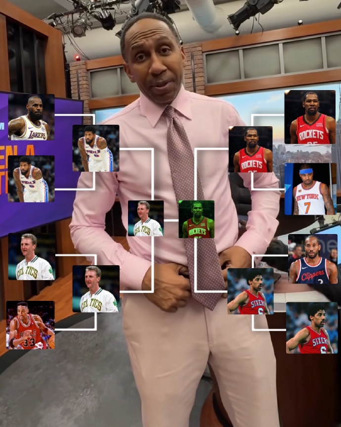 历史第一小前？A-史密斯第一轮判詹姆斯不如乔治 最终选择杜兰特