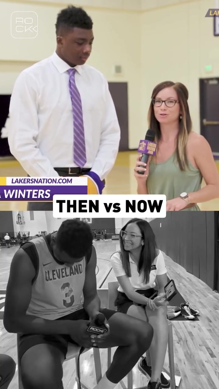 8年了！女记者采访托布 拿出了菜鸟赛季采访托布的视频