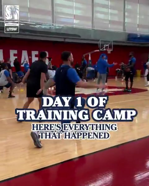 独行侠官推晒训练营首日：众将状态出色 欧文场边跃跃欲试