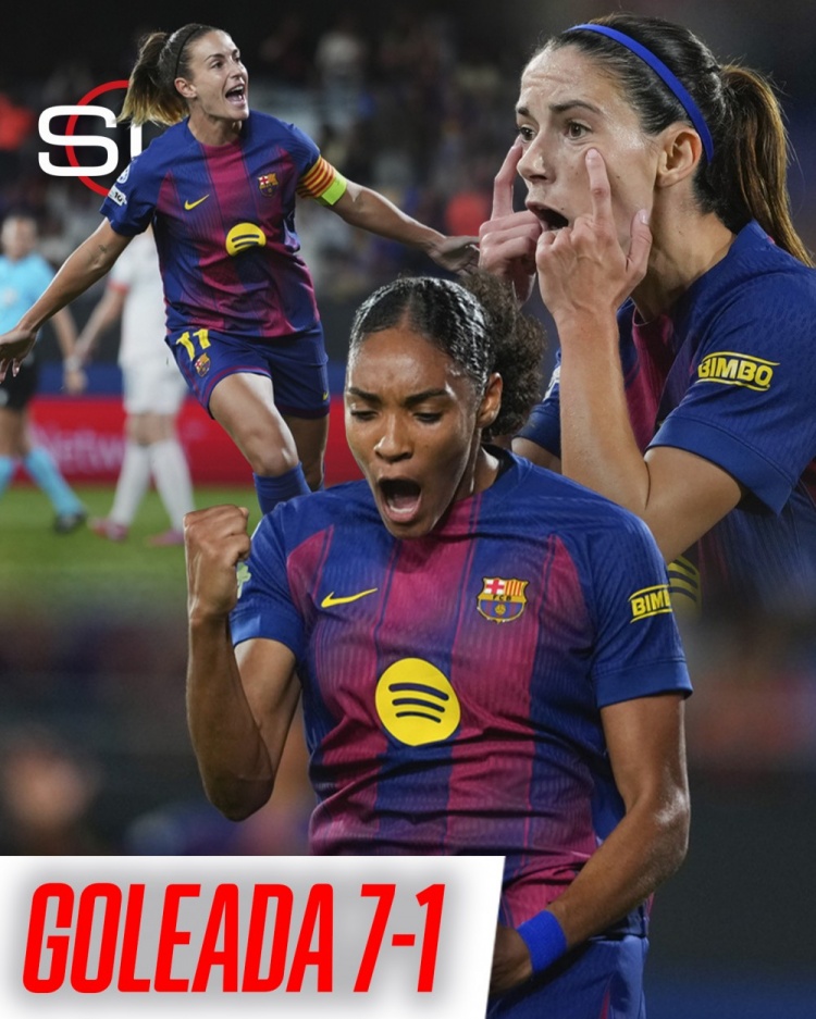 7-1大胜拜仁女足！巴萨女足主帅：没想到这么大比分，我非常高兴